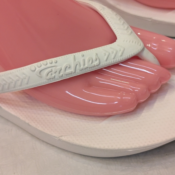 White Flip Flop Sandals for Women - Picture 3 of 7